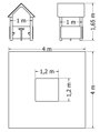 Domeček ND-5 Plánek