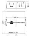 Trojhoupačka NH-3HV - plánek