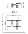 Workoutová sestava MOSW-1038 - plánek