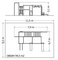 Workoutová sestava MOSW-540 - plánek