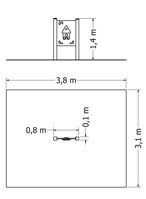 Interaktivní tabule IN-400 - Plánek