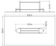 Lanová lávka LL-1 Plánek