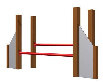 Překážka skoková dvojitá AG-SK-DVOJ-MEDIUM 35-45