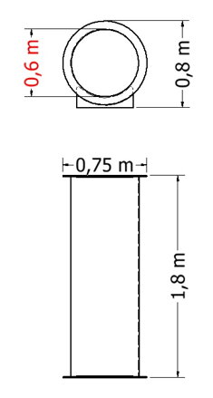 Tunel pevný AG-T-180