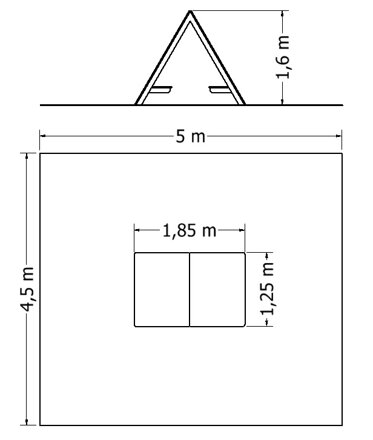 Domeček ND-1-6 