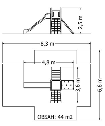 Herní sestava NU-1-17V - plánek