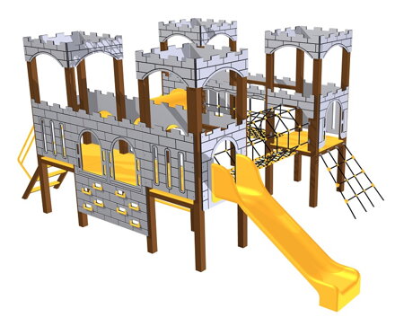 Herní sestava "Hrad" NU-4-44HRM