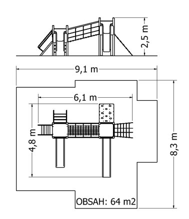 Herní sestava NU-3-20V - Plánek