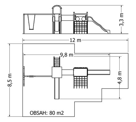 Herní sestava NU-3-35V - Plánek