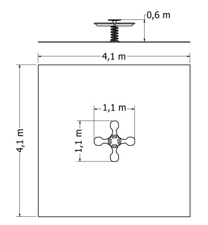 Houpadlo na pružině NHP-4-03M - Plánek