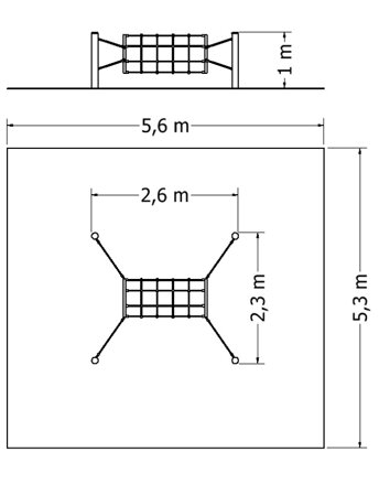 Lanový prvek LT-001 - Plánek