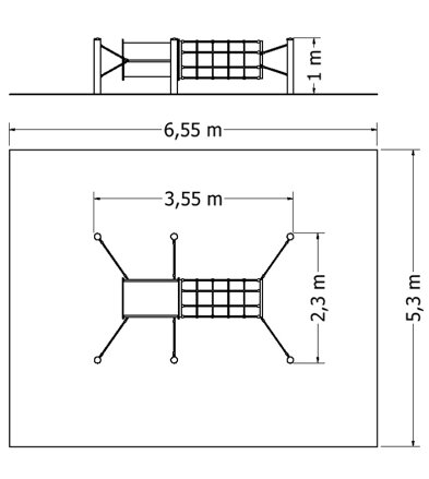 Lanový prvek LT-200 - Plánek