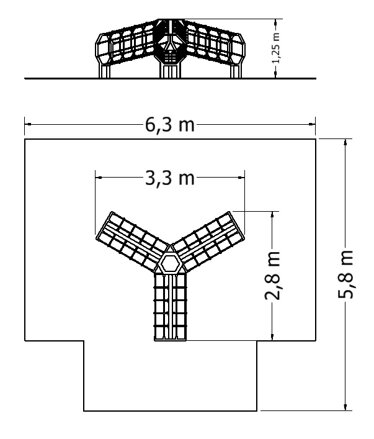 Průlezka PR-3003S - Plánek