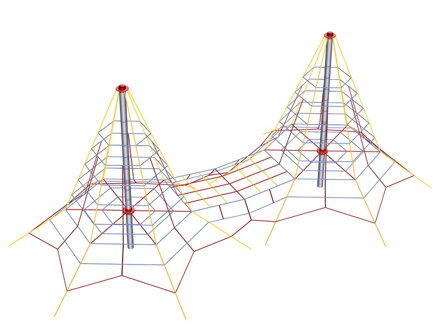 Lanová dvojpyramida LPY-350-6L-2