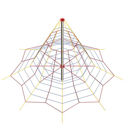 Lanová pyramida LPY-400-8L 
