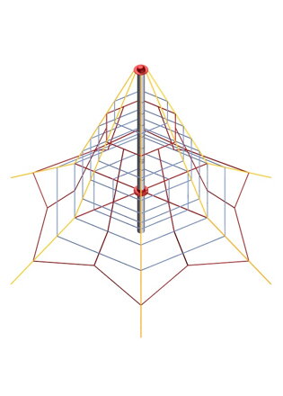 Lanová pyramida LPY-350-6L 