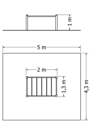 Šplhací sestava NSS-M121 - Plánek