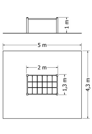 Šplhací sestava NSS-M122 - Plánek