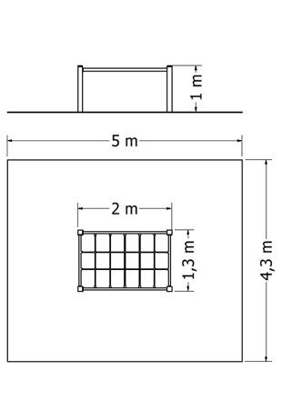 Šplhací sestava NSS-M123 - Plánek