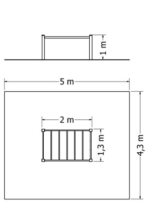 Šplhací sestava NSS-M124 - Plánek