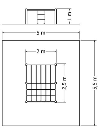 Šplhací sestava NSS-M212 - Plánek