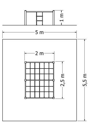 Šplhací sestava NSS-M213 - Plánek