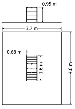 Šplhací sestava NSS-M103A - plánek