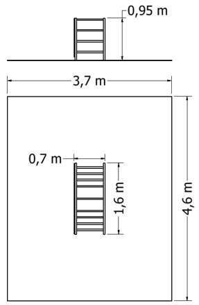 Šplhací sestava NSS-M110A - plánek