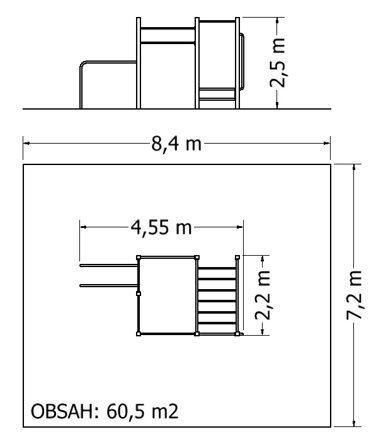 Workoutová sestava MOSW-511 - Plánek