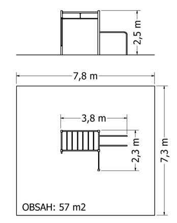 Workoutová sestava MOSW-515 - Plánek