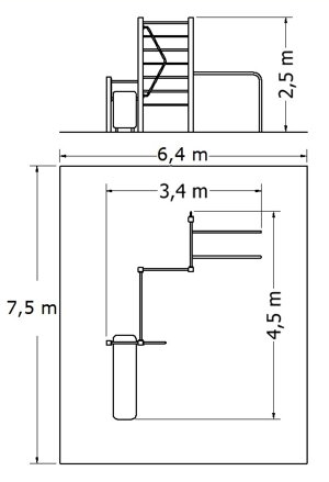 Workoutová sestava MOSW-513 Plánek