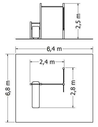 Workoutová sestava MOSW-508 Plánek