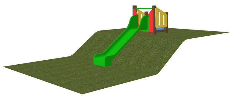 Skluzavka do svahu SDS-2