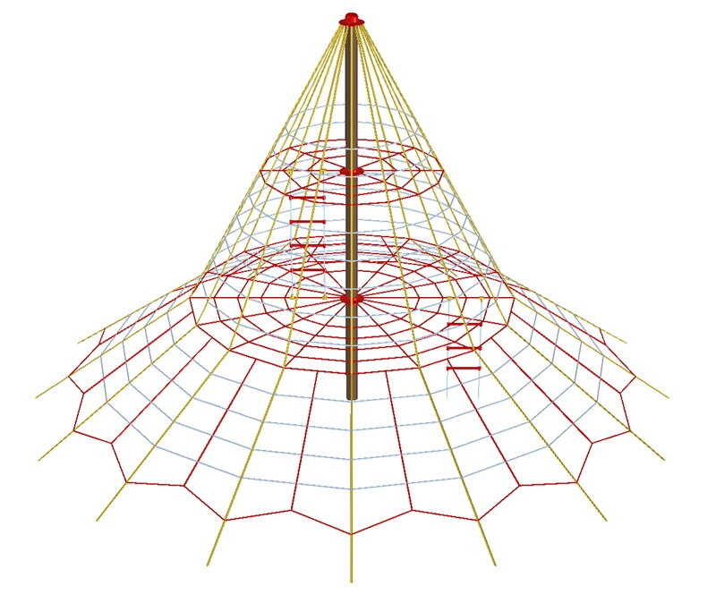 Lanová pyramida LPY-500-16P-V